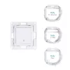 Interruttore luce Shelly WS1 WHITE tipo di controllo pulsanti bianco