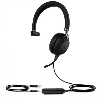 Yealink UH38 Mono Teams -W/O BAT USB-C-USB cuffia con filo
