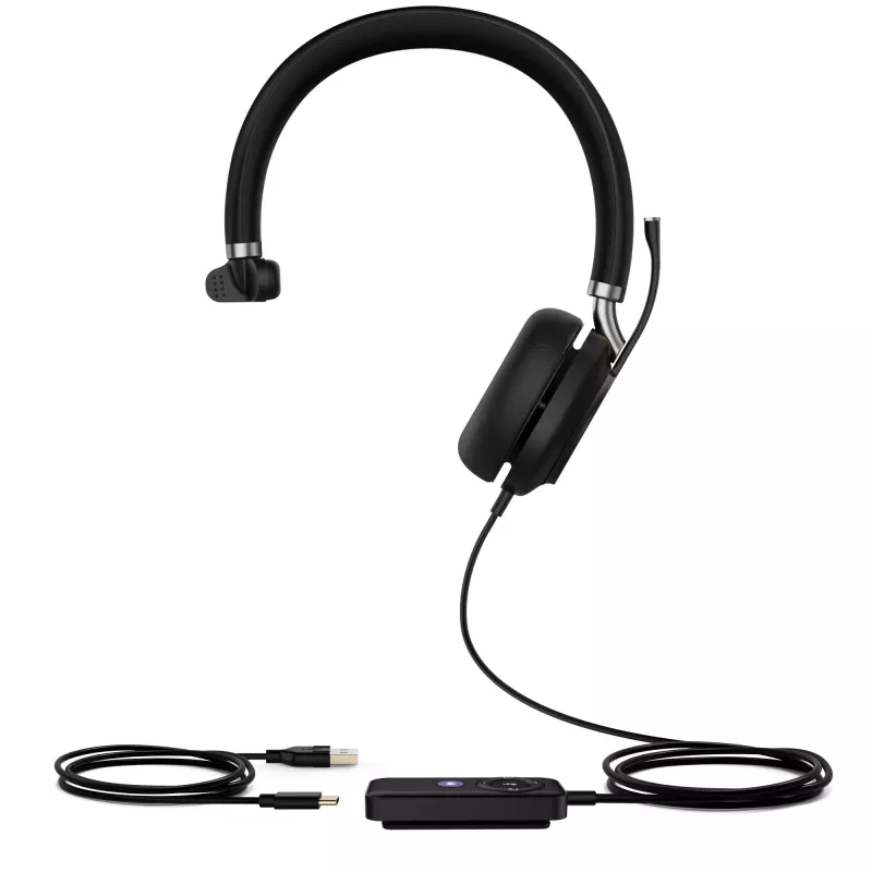 Yealink UH38 Mono Teams -W/O BAT USB-C-USB cuffia con filo