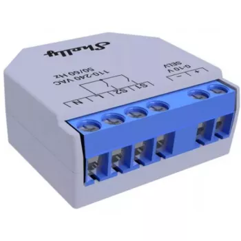 Dimmer Shelly Plus 0-10V da incasso blu-grigio controllo wireless 110-240V