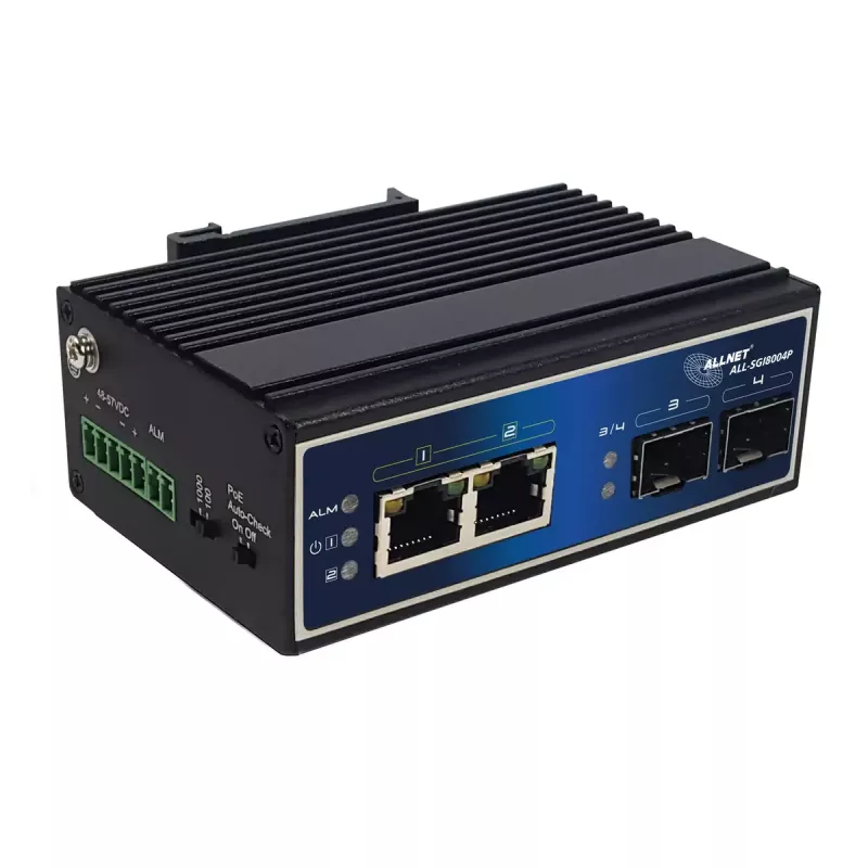 Switch unmanaged ALLNET ALL-SGI8004P Gigabit Ethernet PoE 2 porte