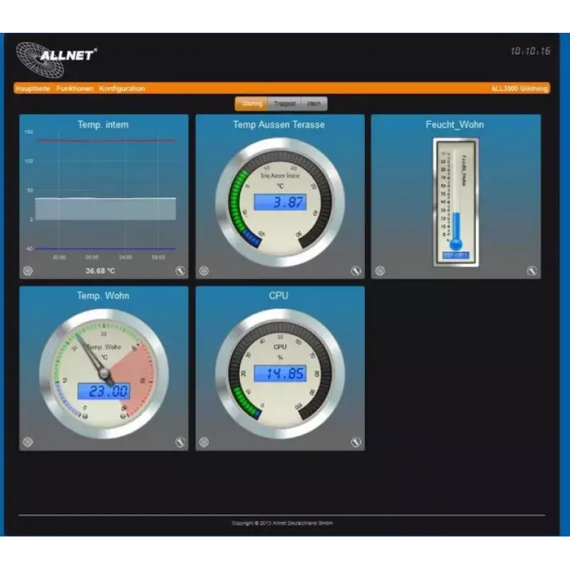 Unità centrale smart home ALLNET ALL3500