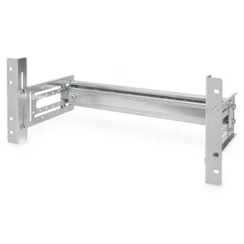 Supporto per guida DIN DIGITUS, 4U, 178 x 483 x 223 mm, zincato, incl. guida DIN, profondità e altezza variabili