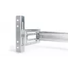 Supporto per guida DIN DIGITUS, 4U, 178 x 483 x 223 mm, zincato, incl. guida DIN, profondità e altezza variabili