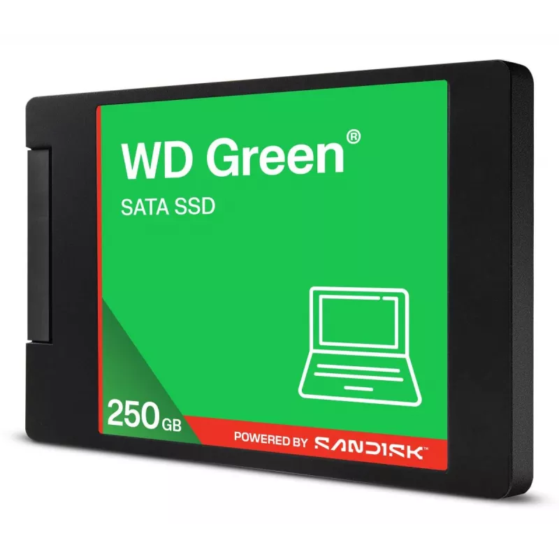 SSD WESTERN DIGITAL - WD Green - 250 GB - SATA 6Gb/s - case 2,5