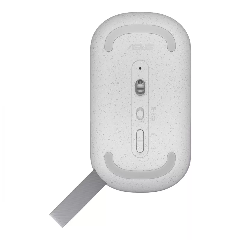 Mouse ASUS Marshmallow MD100 office ambidestro RF wireless + Bluetooth ottico 1600 DPI