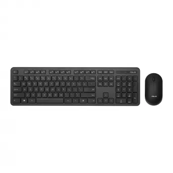 Tastiera e mouse ASUS CW100 in dotazione universale RF wireless + USB nero
