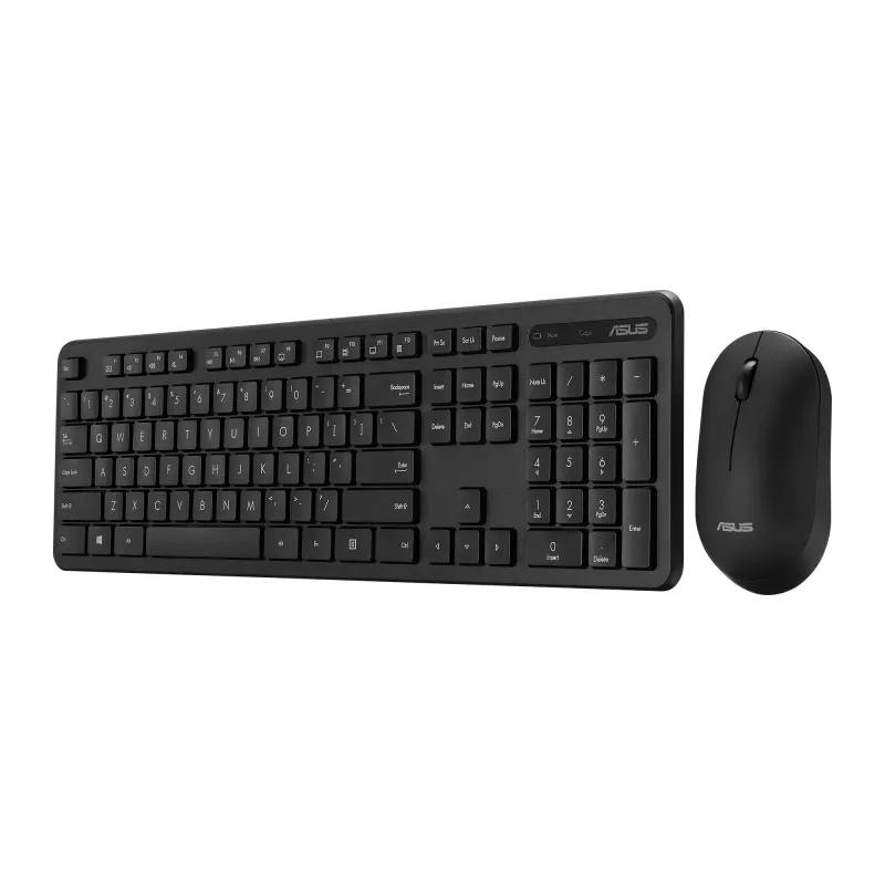 Tastiera e mouse ASUS CW100 in dotazione universale RF wireless + USB nero
