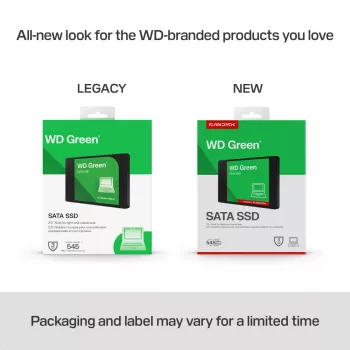 SSD WESTERN DIGITAL - WD Green - 500GB - SATA 6Gb/s - case 2,5