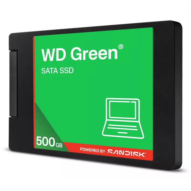 SSD WESTERN DIGITAL - WD Green - 500GB - SATA 6Gb/s - case 2,5 inch/7 mm