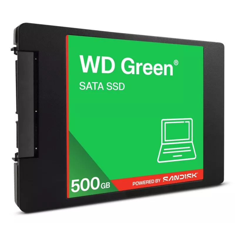 SSD WESTERN DIGITAL - WD Green - 500GB - SATA 6Gb/s - case 2,5 inch/7 mm
