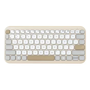 Tastiera ASUS Marshmallow KW100 wireless Bluetooth QWERTZ beige grigio bianco
