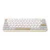 Tastiera ASUS Marshmallow KW100 wireless Bluetooth QWERTZ beige grigio bianco
