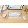 Tastiera ASUS Marshmallow KW100 wireless Bluetooth QWERTZ beige grigio bianco