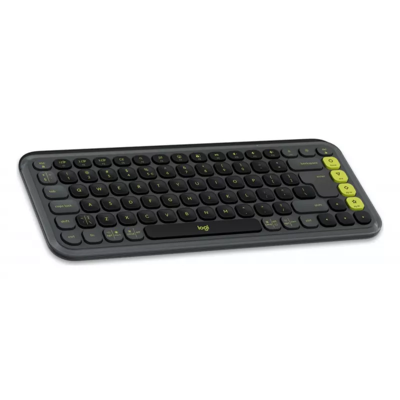 Tastiera Logitech POP Icon Keys universale Bluetooth QWERTY US International graphite verde