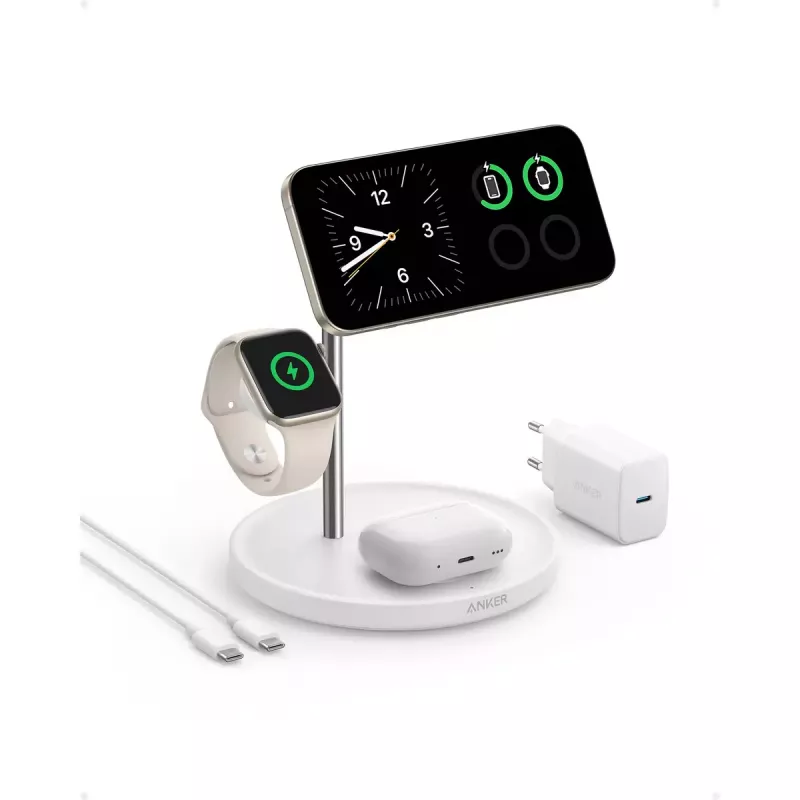 Caricabatterie rapido wireless per interni Anker MagGo Universal bianco USB