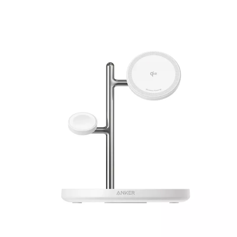 Caricabatterie rapido wireless per interni Anker MagGo Universal bianco USB