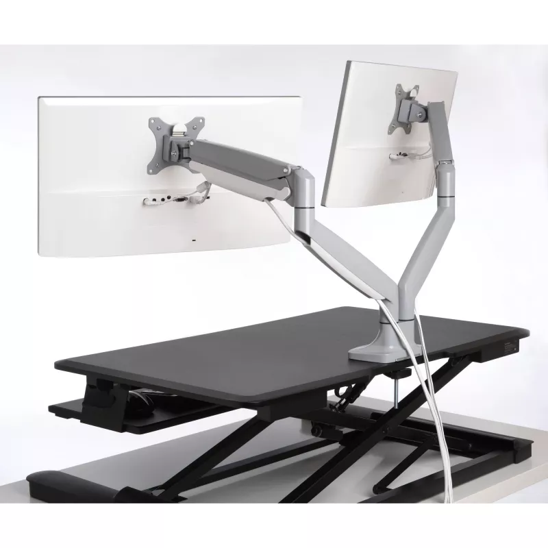 Braccio per doppio monitor regolabile in altezza Kensington SmartFit One-Touch