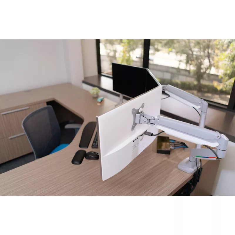 Braccio per doppio monitor regolabile in altezza Kensington SmartFit One-Touch