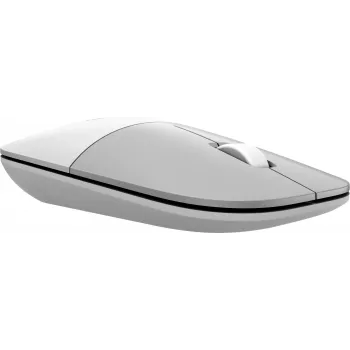 Mouse wireless HP Z3700 ceramica bianco, ambidestro, ottico, RF Wireless, 1200 DPI, argento, bianco