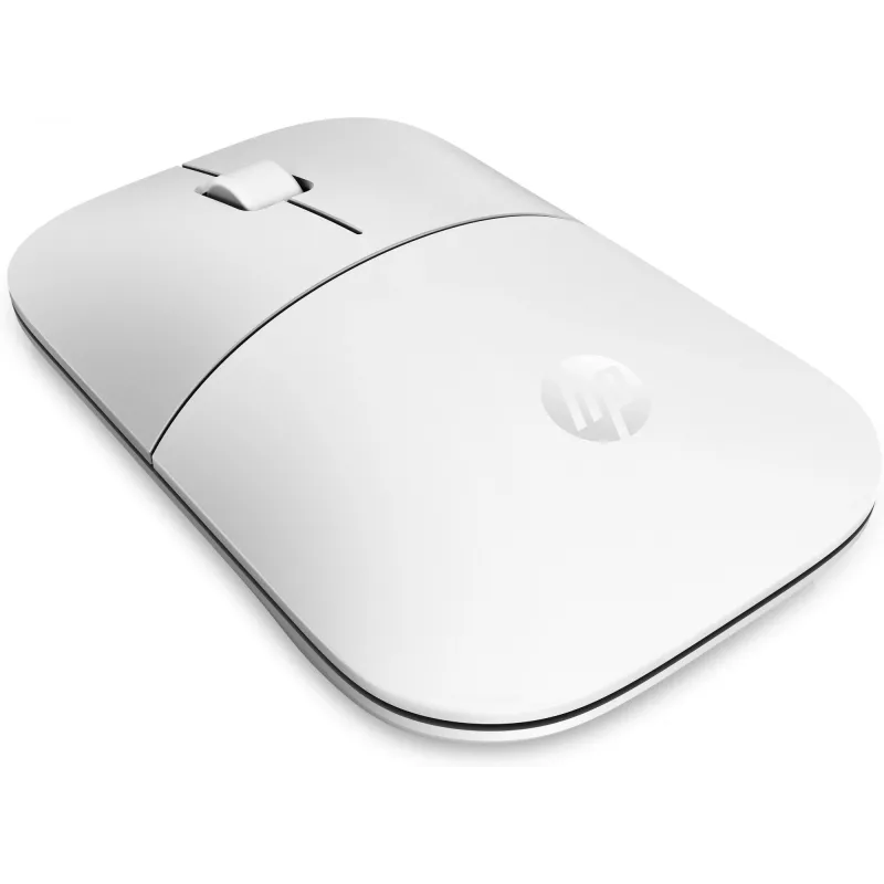 Mouse wireless HP Z3700 ceramica bianco, ambidestro, ottico, RF Wireless, 1200 DPI, argento, bianco