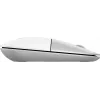 Mouse wireless HP Z3700 ceramica bianco, ambidestro, ottico, RF Wireless, 1200 DPI, argento, bianco