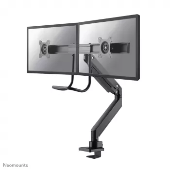 Neomounts NM-D775DXBLACK braccio per monitor 10-32 inch - pistone a gas - Topfix - stop 180°