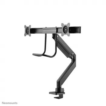Neomounts NM-D775DXBLACK braccio per monitor 10-32 inch - pistone a gas - Topfix - stop 180°