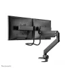 Neomounts NM-D775DXBLACK braccio per monitor 10-32 inch - pistone a gas - Topfix - stop 180°