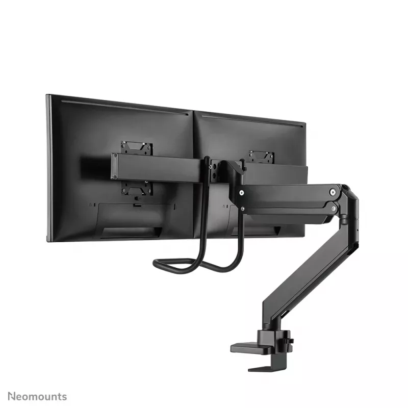 Neomounts NM-D775DXBLACK braccio per monitor 10-32 inch - pistone a gas - Topfix - stop 180°