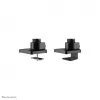 Neomounts NM-D775DXBLACK braccio per monitor 10-32 inch - pistone a gas - Topfix - stop 180°