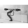 Neomounts NM-D775DXBLACK braccio per monitor 10-32 inch - pistone a gas - Topfix - stop 180°
