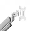 Neomounts DS70-450WH1 braccio per monitor 17-42 inch - pistone a gas - Topfix - stop 180°
