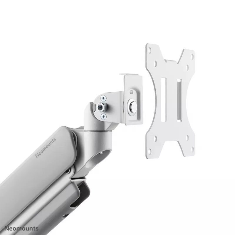 Neomounts DS70-450WH1 braccio per monitor 17-42 inch - pistone a gas - Topfix - stop 180°
