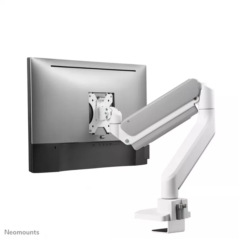 Neomounts DS70-450WH1 braccio per monitor 17-42 inch - pistone a gas - Topfix - stop 180°