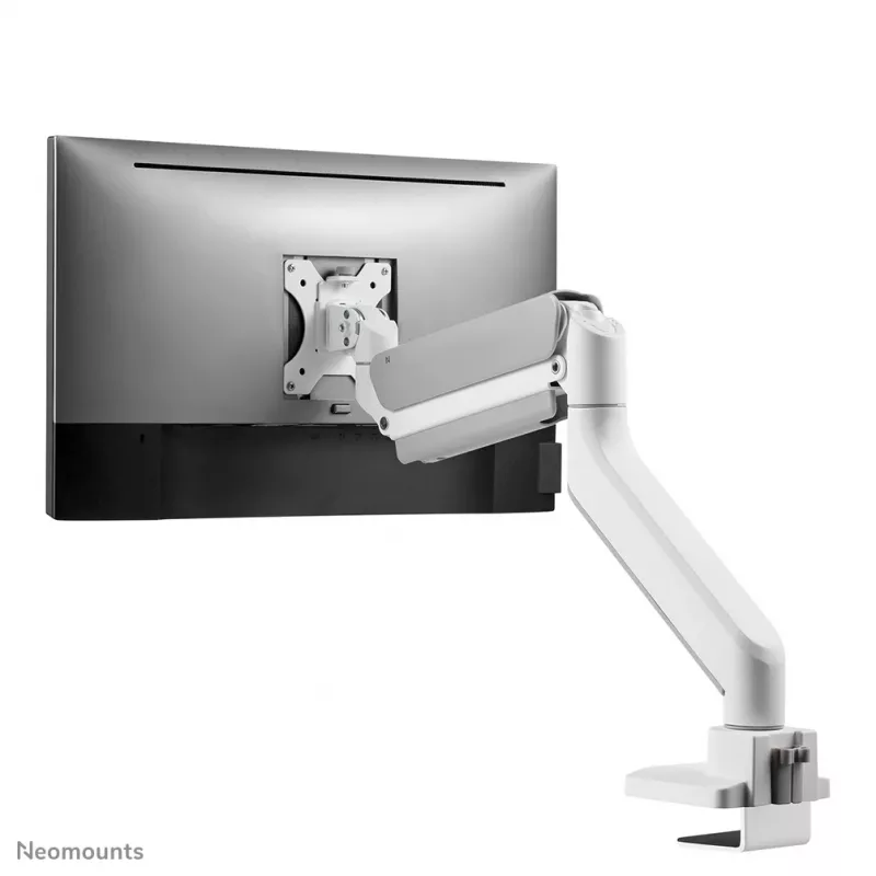 Neomounts DS70-450WH1 braccio per monitor 17-42 inch - pistone a gas - Topfix - stop 180°