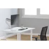 Neomounts DS70-450WH1 braccio per monitor 17-42 inch - pistone a gas - Topfix - stop 180°