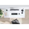 Neomounts DS70-450WH1 braccio per monitor 17-42 inch - pistone a gas - Topfix - stop 180°