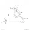 Neomounts DS70-450WH1 braccio per monitor 17-42 inch - pistone a gas - Topfix - stop 180°