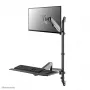 Workstation sit-stand da parete Neomounts WL90-325BL1 peso max. 9 kg