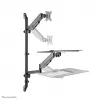 Workstation sit-stand da parete Neomounts WL90-325BL1 peso max. 9 kg