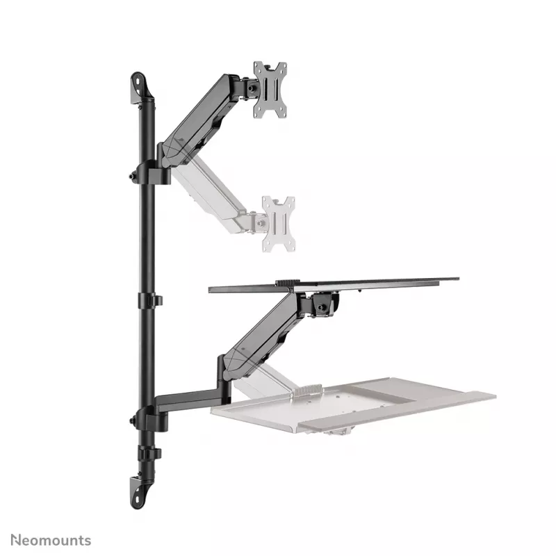 Workstation sit-stand da parete Neomounts WL90-325BL1 peso max. 9 kg