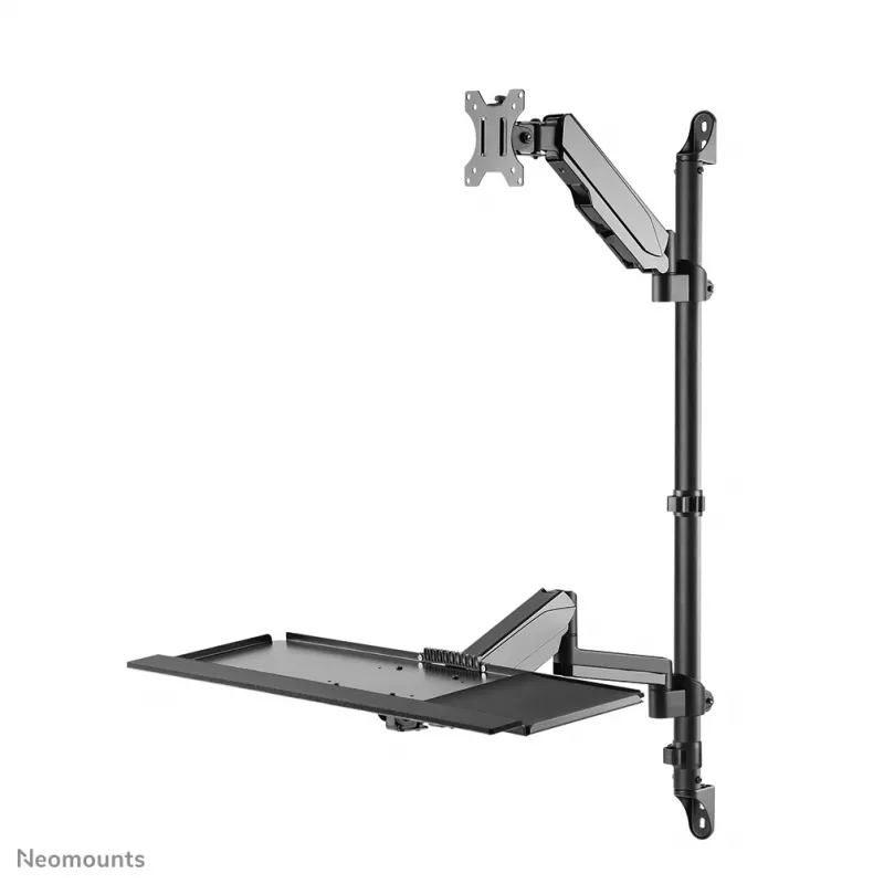 Workstation sit-stand da parete Neomounts WL90-325BL1 peso max. 9 kg