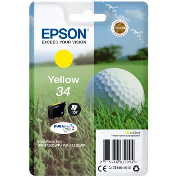 Epson Golfball confezione singola giallo 34 inchiostro DURABrite Ultra