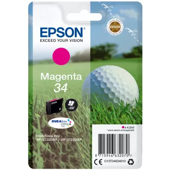 Cartuccia Epson 34 magenta 300 pagine C13T34634010
