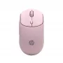 HP 400 Mouse wireless silenzioso rosa, ambidestro, RF Wireless + Bluetooth, 6000 DPI, rosa