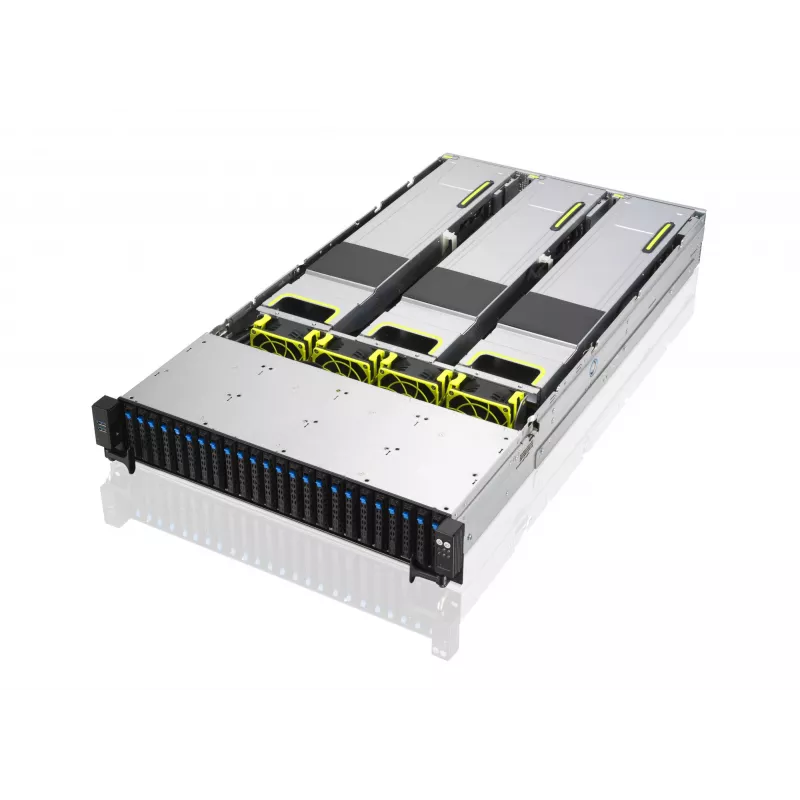 ASUS RS720A-E11-RS24U Server barebone rack 2U, argento