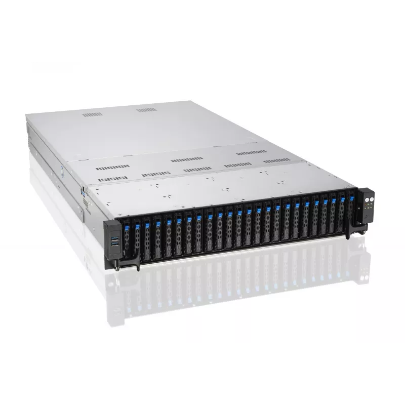 ASUS RS720A-E11-RS24U Server barebone rack 2U, argento