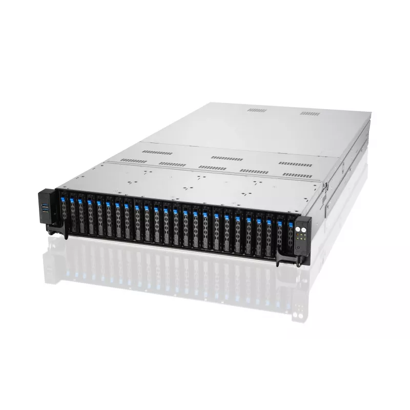 ASUS RS720A-E11-RS24U Server barebone rack 2U, argento