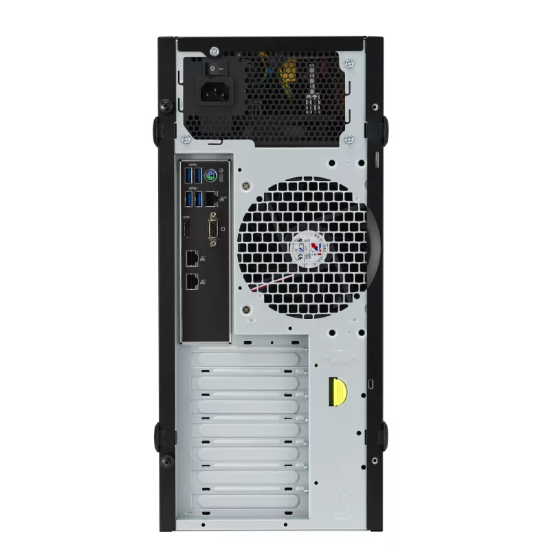 Case tower ASUS TS100-E11-PI4, nero, con chipset Intel C256, supporto LGA1200, alimentatore da 300 W